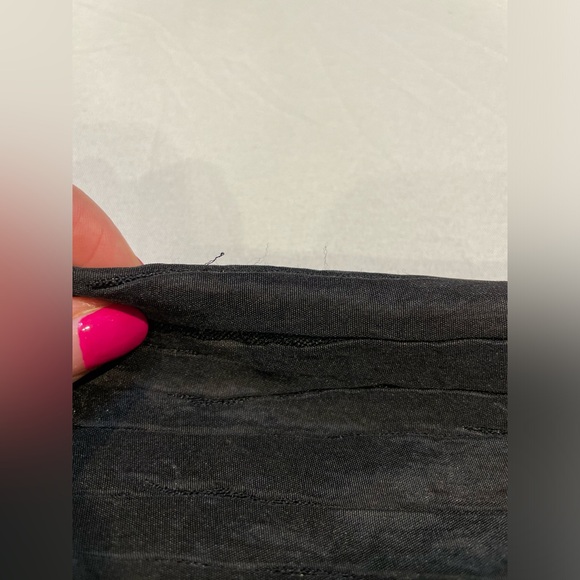 Michael Kors Belted Trench Coat Textured Black Small Classic Double Breasted EUC - Picture 12 of 16